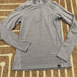REI women’s Midweight Base Layer Half-Zip Top size small soft lavender