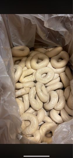 Free half frozen bagels
