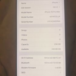 iPhone 16 Pro Max 