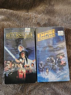 Star Wars Return Of The Jedi Empire Strikes Back VHS Fox Video