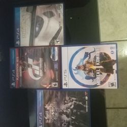 Mortal Kombat 1 PS5 And 3 PS4 Games 