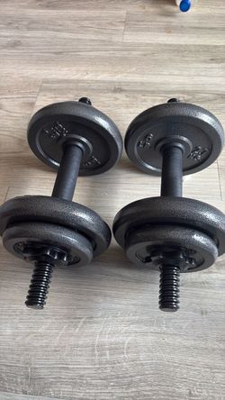 Adjustable Cast Iron Dumbbell Set