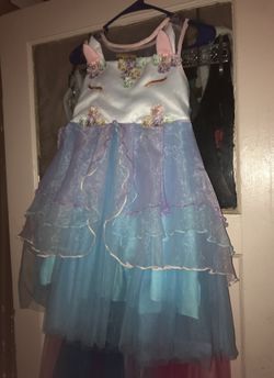 Unicorn dress 7-8 40$