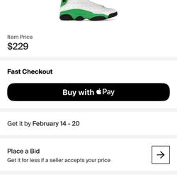 Lucky Green 13 Size 9.5