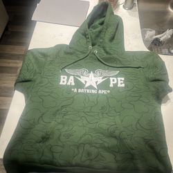 Bape Happy New Year Military Hoodie 