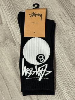 BRAND NEW Stussy Socks 8 Ball Size 8-13
