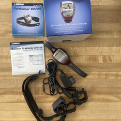 Garmin Forerunner 305 GPS  Trainer With Heart Rate Monitor Fitness Watch
