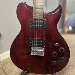 Washburn Electric Guitar In Burgundy