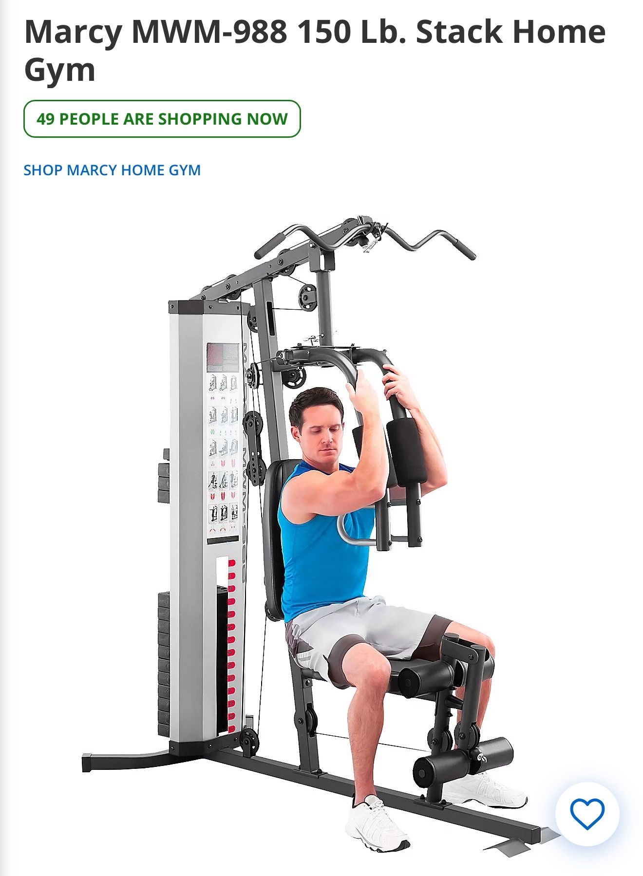 Stack Home Gym Weight Lifting Machine 