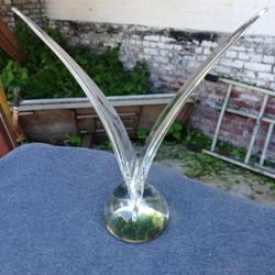 Eliot Murano Glass Bird Wings 11 High 9 Wide