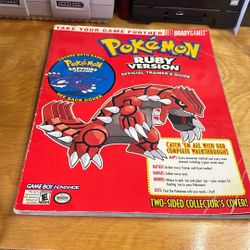 Nintendo Gameboy Advance - Pokemon Ruby And Sapphire Version Guide