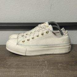 Converse Chuck Taylor All-Star Lift Craft Stitch Women’s Shoes Size 10