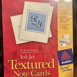 Avery Heavyweight Textured Note Cards & Envelope S