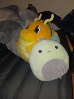 Dragonite Pokémon Plush and Squishmallow Bundle