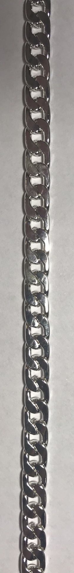 8.75” silver bracelet