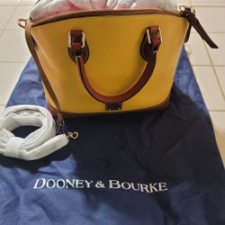 Authentic Dooney And Bourke Pebble Leather Double Handle Purse.  New. $100 Pickup In Oakdale 