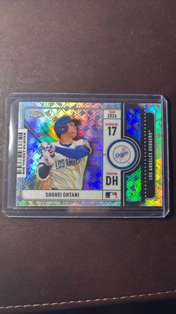 2026 Topps Chrome Shohei Ohtani Logo Refractor