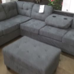 🥏SECTIONAL WITH OTTOMAN BRAND NEW 