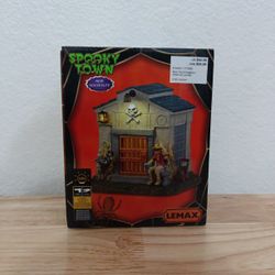 MIB Spooky Town Next Tomb Neighbor Lemax Halloween Town Village Set Michaels Holiday