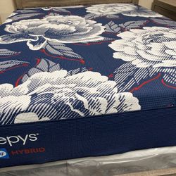 Queen Sealy 14”  Deep Hybrid Memory Foam Mattress $400 pick up can deliver (