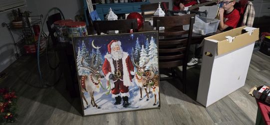 Hugh Santa Claus Picture Painting, Half Price!