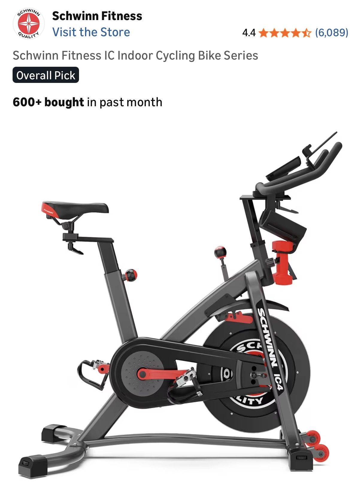Schwinn IC4 Stationary Bike