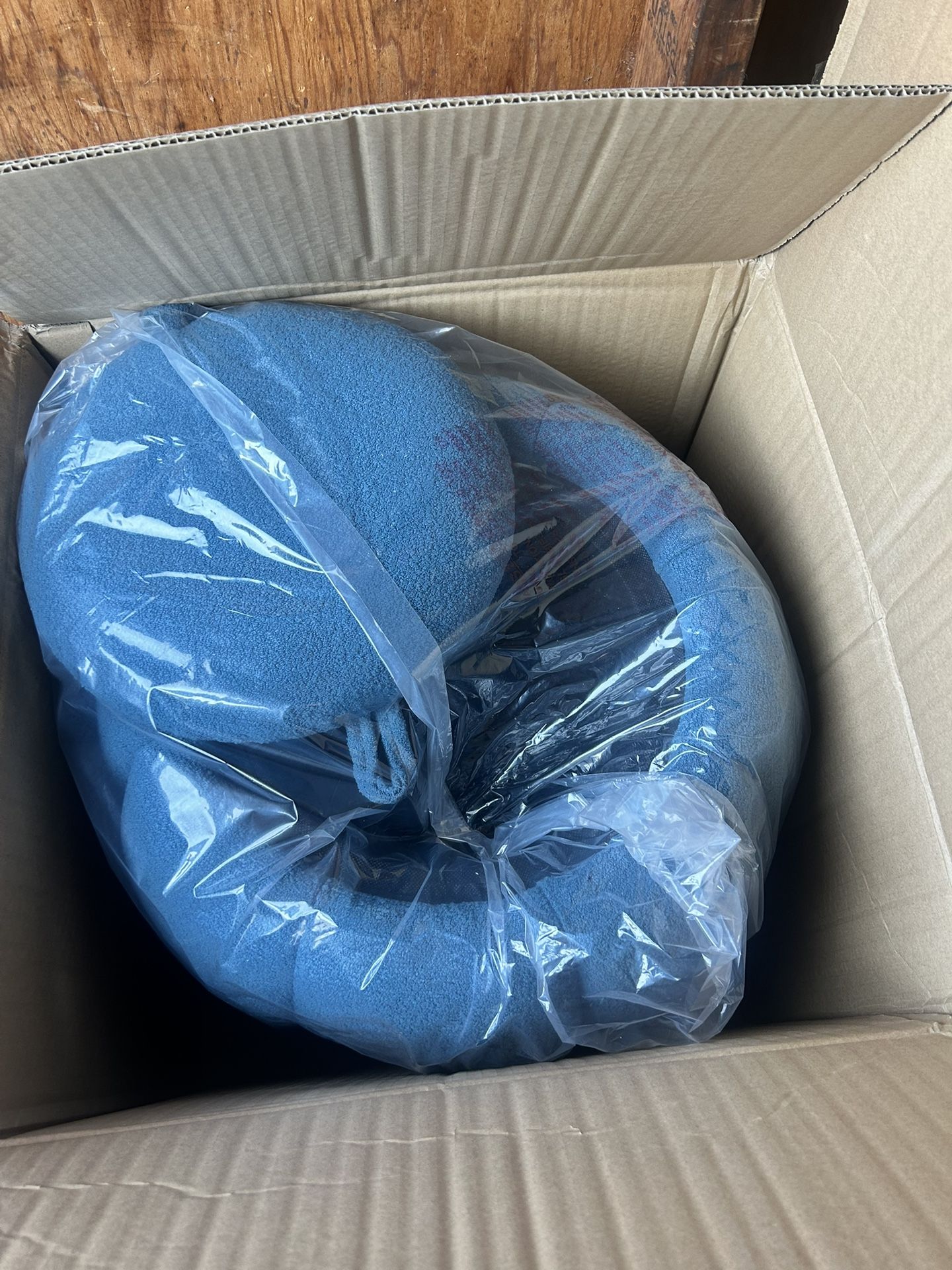 Blue Ottoman