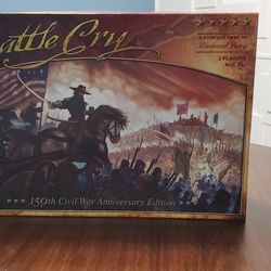Battle Cry.  Civil War Boardgame.
