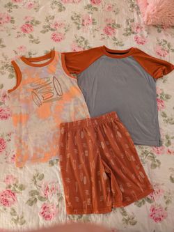 2 Piece Cat & Jack Pajama Set Boys Size M (8) & Old Navy Pajama Top Size 8~New~Price Includes All 3