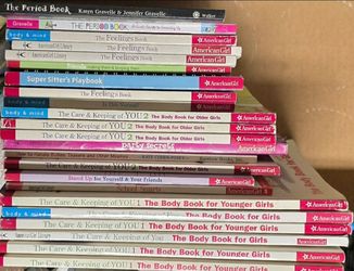 American girl books, $5 each