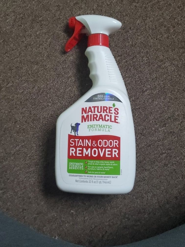 nature'a miracle dog stain & odor remover enzyme