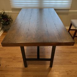 Dining Table + 4 Chairs (Used)