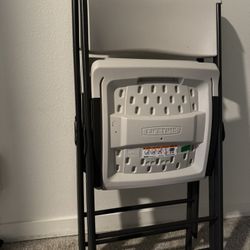 Lifetime Folding Chairs, White or Beige, 4-pack