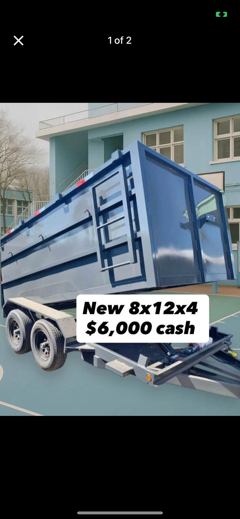 2025 NEW 8x12x4 DUMP TRAILER 12000lbs