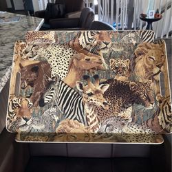 LARGE  WILD ANIMAL TRAY