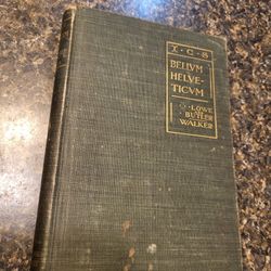 Book Belivm Helveticvm 1902 vintage hardcover