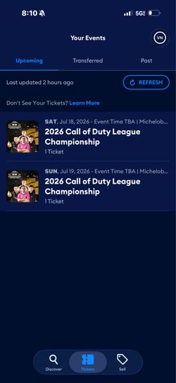 Call Of Duty Champs tickets