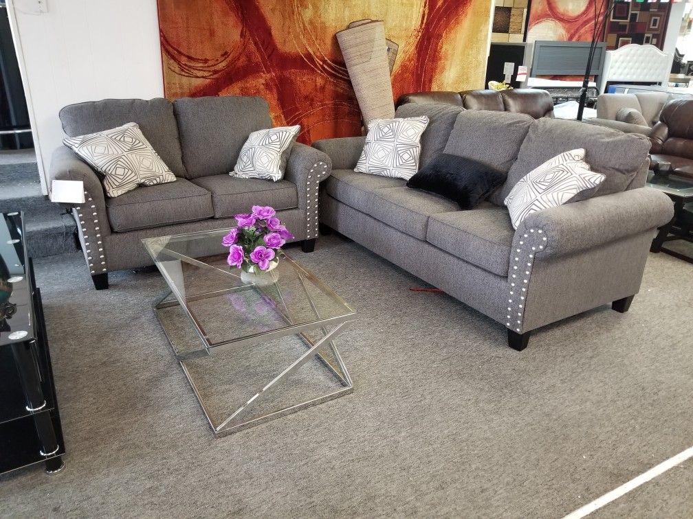 Brand new Ashley gray Sofa and loveseat