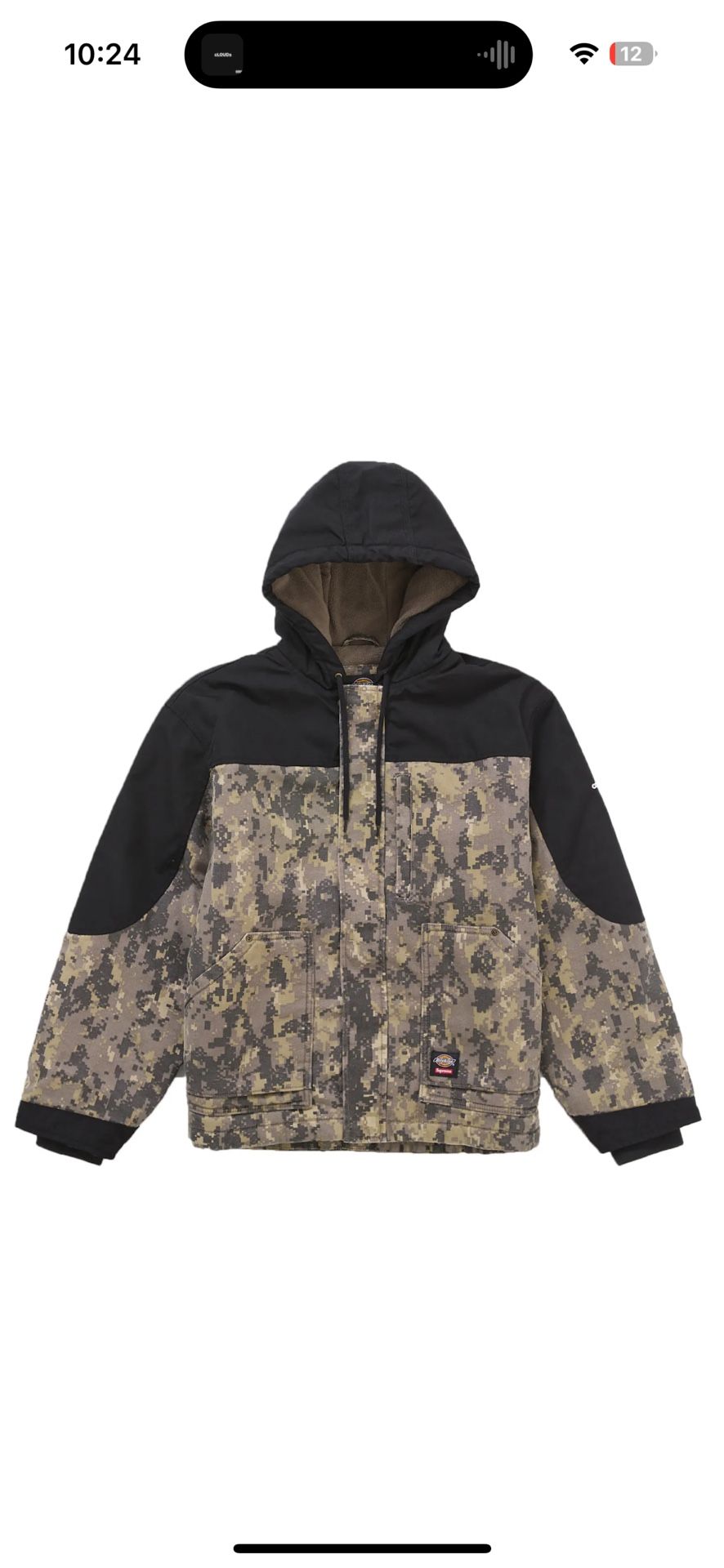 supreme dickies cordura hooded work jacket