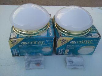 NEW Florescent Dome Ceiling Lights
