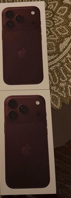 2 iphones 18 pro burgundy color