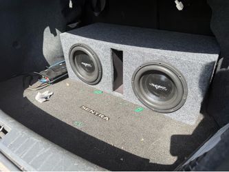 Subwoofers and amp and amp kit