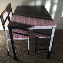 Table 2 Chairs And Bench Set 