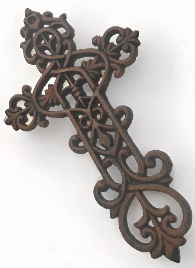 Vintage Wall Cast Iron Cross