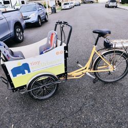 Electric Cargo Bike - Sir Edmund Bakfiet Cargo Box Bicycle