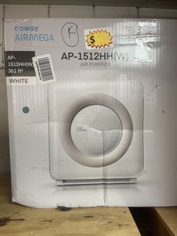 Coway Airmega AP-1512HH(W) True HEPA Purifier with Air Quality Monitoring, Auto, Timer, Filter Indicator, and Eco Mode