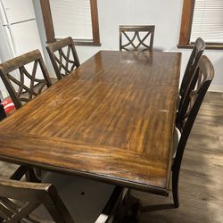 Long Wooden Kitchen Table 