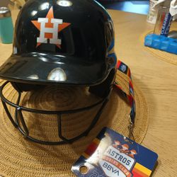 Astros Rawlings Brand Hard Cover Helmet