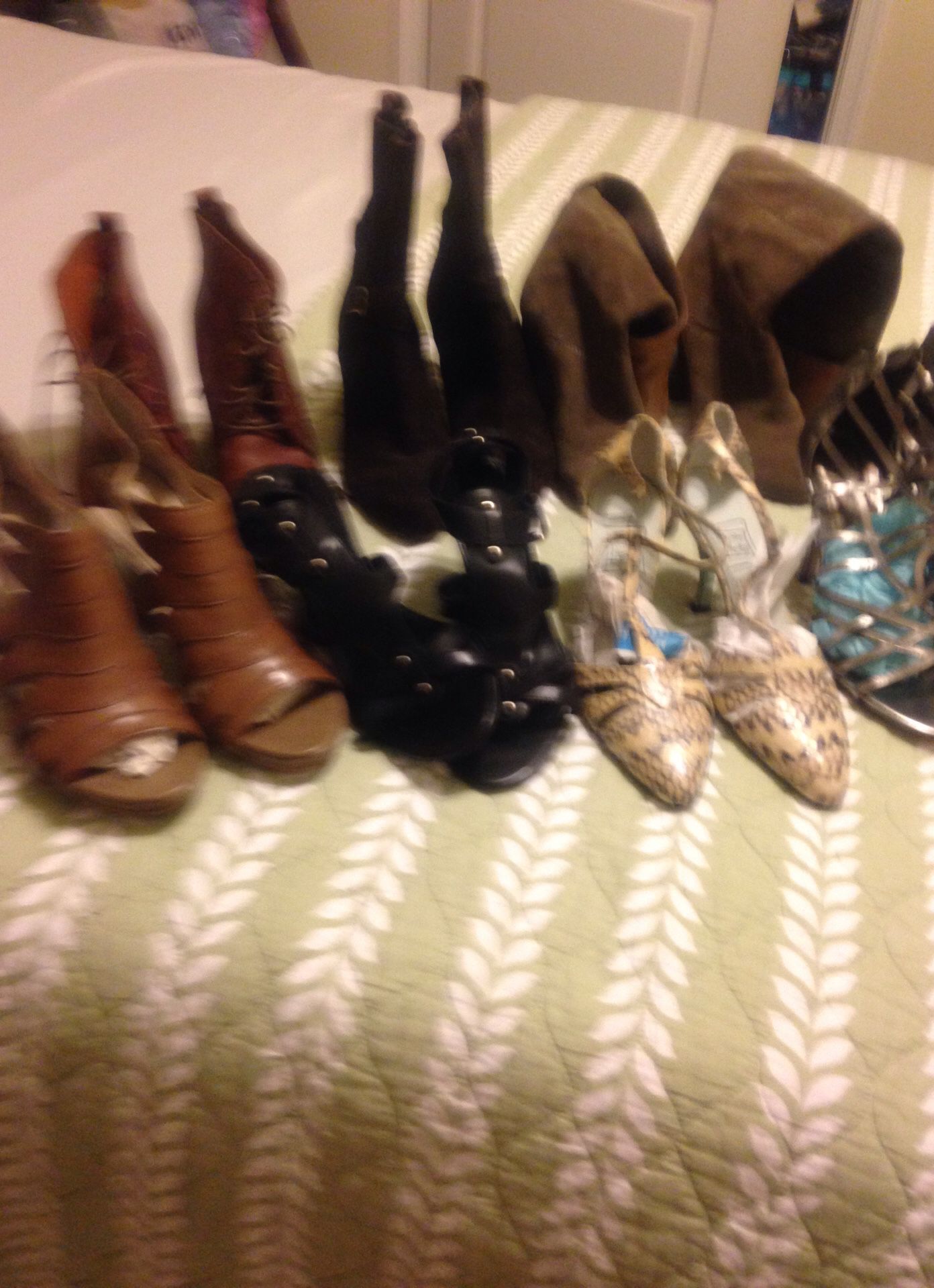 shoes and boots 7 pairs Designer