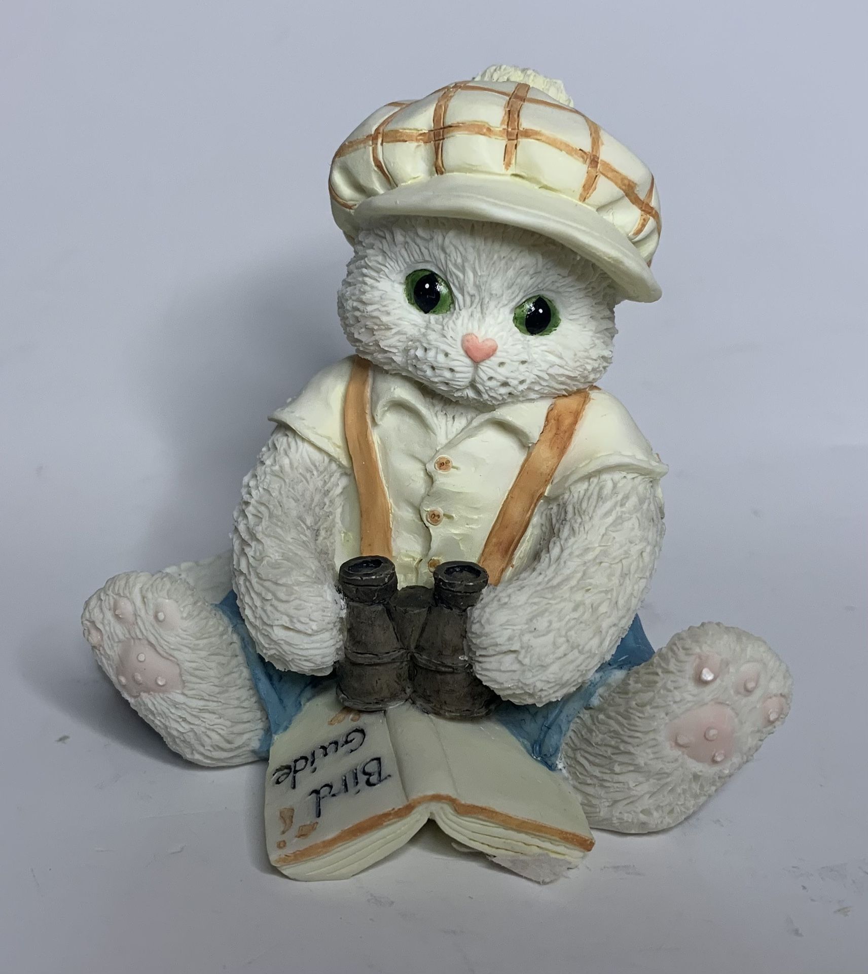 Vintage 1994 Enesco Calico Kittens Figurines Finicky, Observant, Mischievious